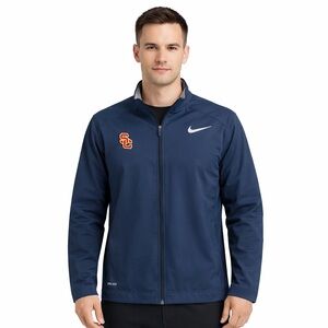 Nike Dri-FIT USC SC Logo Men’s Full Zip Athletic Jacket Navy Blue Size L